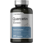 Horbäach Quercetin with Bromelain two hundred forty capsules bottle front view showing immune support benefits