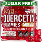 JOYLI Nutrition Quercetin Gummies 60 count front bottle view for immune system support