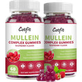 Catfit Mullein Quercetin Gummies front view of the two pack bottles for lung detox.