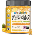 WOGORGT Quercetin Gummies front view bottle for immune and seasonal wellness support