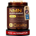 Cata-Kor NMN Supplement 1000mg 4-in-1 NAD capsule bottle front view for cellular health.