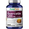 NusaPure Quercetin 1000 mg front view bottle of dietary supplement for immune support in India