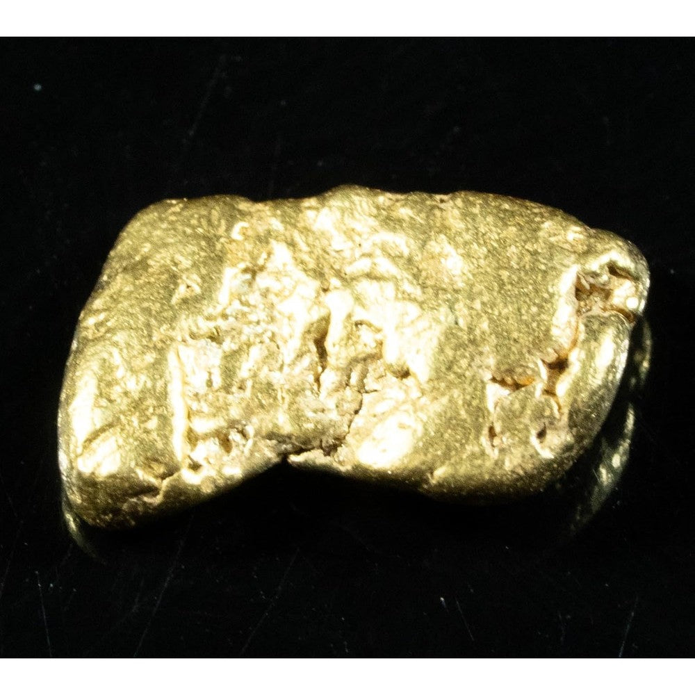 Nuggetsbygrant Alaskan BC Natural Gold Nugget front view