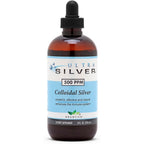 Ultra Silver Colloidal Silver 500 PPM 8 Ounce bottle front view authentic supplement