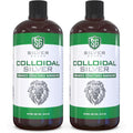 SilverGuard Enhanced Colloidal Silver Liquid front view packaging showing lion logo