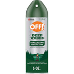 OFF! Deep Woods Insect Repellent Aerosol Spray 6 Ounce front view