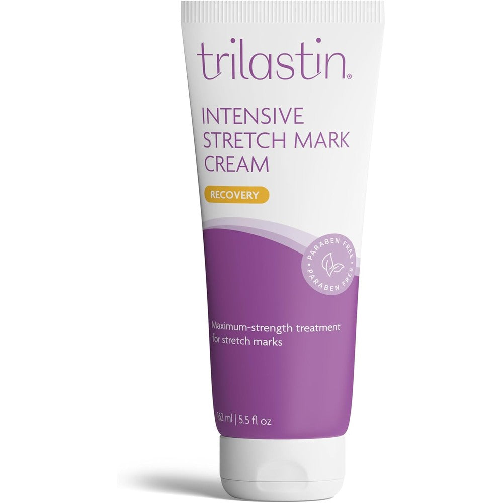 TriLASTIN SR Maximum Strength Stretch Mark Cream front view packaging