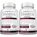 Approved Science Tinnitol front view bottle of tinnitus support supplement for ear ringing relief.