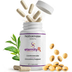 Eternity Medicine Rx Nattokinase 3000 FU 60 capsules front bottle view for cardiovascular support
