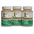Basic Brands Vitamin E Natural Ointment front view three pack for intensive skin hydration