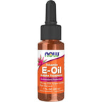 NOW Foods Natural Vitamin E Oil 23000 IU Liquid 1 Fluid Ounce bottle front view