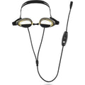 SteamGoggle moist heat treatment device front view for dry eye relief