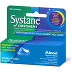 Systane Nighttime Lubricant Eye Ointment front view packaging for severe dry eye relief.