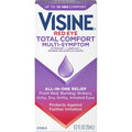 Visine Red Eye Total Comfort Multi-Symptom Eye Drops front view for redness relief.