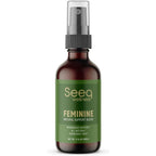 Seeq Wellness All Natural Feminine Deodorant Spray front view for intimate hygiene.