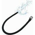 Funny Steel Silicone Nozzle Enema Attachment front view for shower systems.