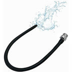 Funny Steel Silicone Nozzle Enema Attachment front view for shower systems.