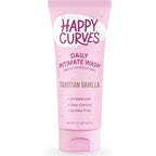 HAPPY CURVES Feminine Wash Tahitian Vanilla front view for intimate hygiene.