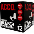ACCO Brands Swingline rubber finger tips box front view office supplies grip enhancement