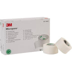 3M Micropore Surgical Tape 1530-1 front view of the professional medical white paper tape box.