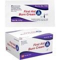 Dynarex First Aid Burn Cream box of 144 packets front view for antiseptic wound care.