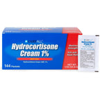 CareAll Hydrocortisone Cream 144 pack box front view for itch relief