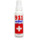 911 Relief Fast Acting Itch Relief Spray front view for mosquito bite relief
