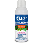 Cutter Poison Ivy Spray front view showing authentic packaging for rash relief.