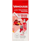 Vamousse Lice Treatment Mousse 6 Fluid Ounce front packaging
