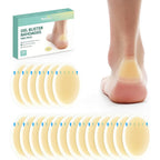 Welnove Gel Blister Bandages front packaging showing 20 count heel pack.