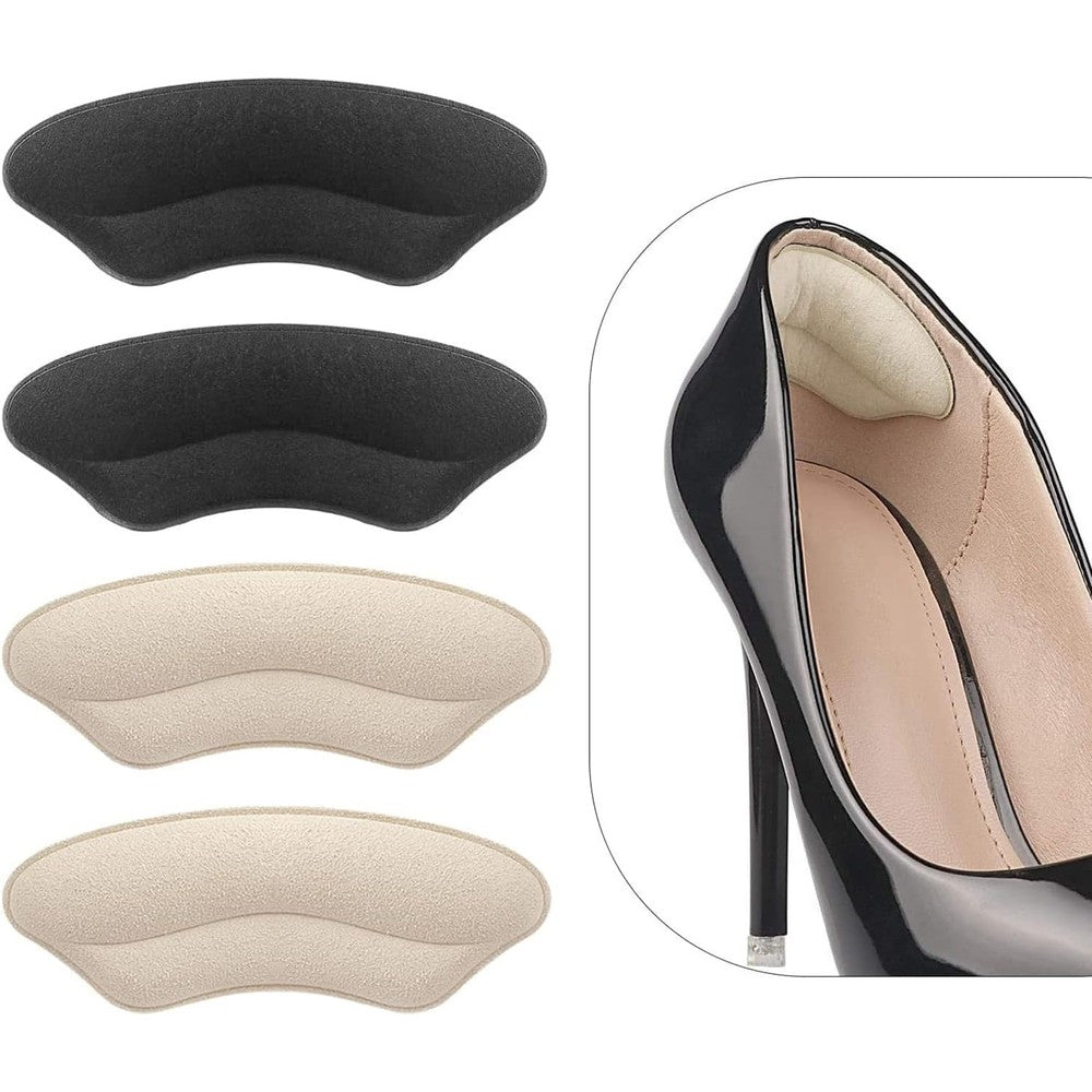 MATIE FIX Heel Grips Liner Cushions front view showing 4 pairs of inserts.