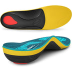 WalkHero Heavy Duty Pain Relief Insoles front view high arch support.