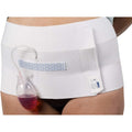 Dale Medical 418 Abdominal Binder front view showing 3 panel compression support structure.