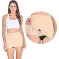 WansMed Ostomy Support Garment front view skin tone stoma wrap.