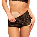 SIIL Ostomy Wrap for Women front view black lace stoma support belt