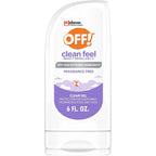 Off! Clean Feel Insect Repellent Clear Gel 6 fluid ounce bottle front view