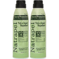 Natrapel Picaridin bug spray twin pack front view showing product packaging and twelve hour protection claim