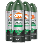 OFF! Deep Woods Sportsmen Insect Repellent front view aerosol spray bottle
