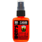Ben's tick and insect repellent front view of four pack travel size bottles