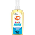 OFF! Kids Mosquito And Tick Repellent Spray four ounce front bottle view on white background