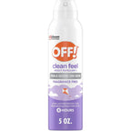 Off! Clean Feel Insect Repellent Aerosol 20 percent Picaridin front view