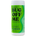 Dermaglove Bug Off Me Mosquito and Insect Repelling Body Wipes front view container for natural bug defense