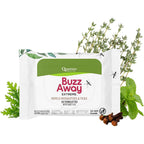 Quantum Health Buzz Away Extreme DEET Free Insect Repellent Wipes front view box packaging