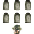 Cuayaes premium mosquito head net 6 piece set front view