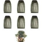 Cuayaes premium mosquito head net 6 piece set front view