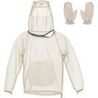 2win2buy Mosquito Bug Jacket front view with hood and gloves