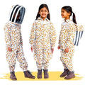Forest Beekeeping Supply kids full body bee suit front view