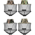 Satinior 4-piece mosquito head net hat set front view