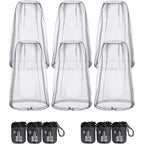 Hestya 6 pack mosquito head net front view with fine grey mesh