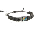 4ocean The Last Straw braided bracelet front view showcasing recycled charm